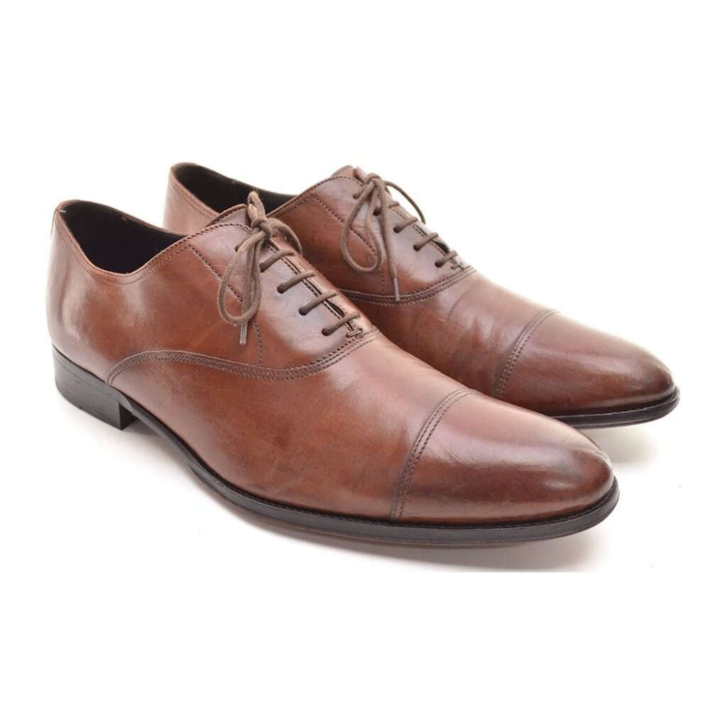 Men To Boot NY Adam Derrick Nico Cap Toe Oxfords 10 M